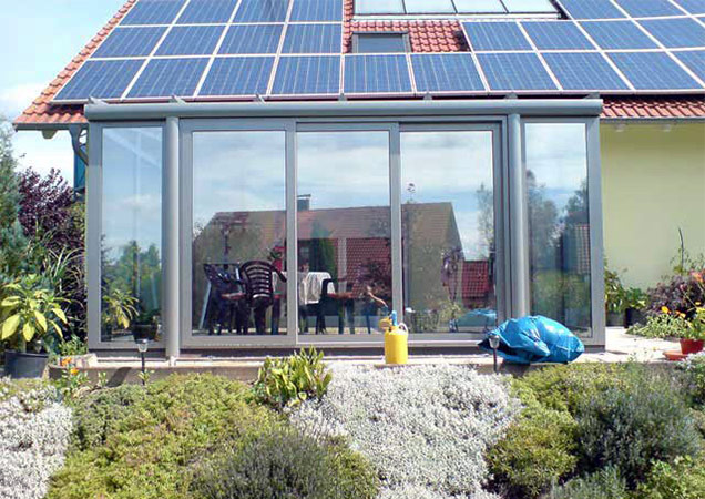 Sonnenschutzfolie für Wintergärten von außen Sonnenschutzfolie für Wintergärten von außen
