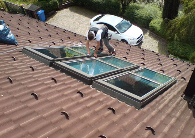 Sonnenschutzfolie für Wintergärten Privat auf dem Sulgen Sonnenschutzfolie für Wintergärten Privat auf dem Sulgen